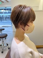 ブレンドバイハピネス(Blend by happiness)&nbsp;クビレショート／くびれ丸みショート/ブラウンベージュ/髪質改善