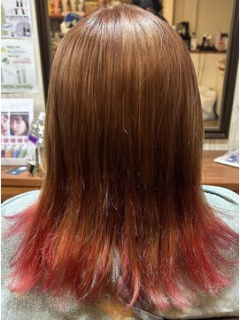 スウィープヘア(Sweep Hair) 艶髪ピンク