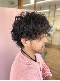 スパイラルパーマ/岡崎メンズパーマ/岡崎メンズカット/フェード