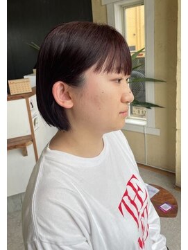 バルス(BLS) レッドベースで柔らかくボブ　【藤枝/藤枝駅】