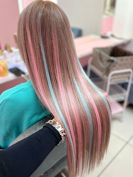 【エクステ】ギャル/ハイライトヘア/エクステ専門店大阪