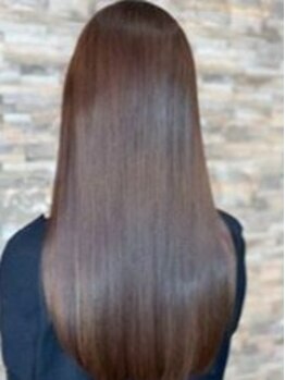 ヘアーファン(Hair Fun)の写真/【大在】ダメージレスな商材&施術でキレイが続く髪を実現◇湿気や雨でも快適なナチュラルストレートに◎