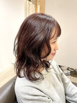 ヘア アトリエ ヴィヴァーチェ(hair atelier Vivace) ピンクグレイッシュカール