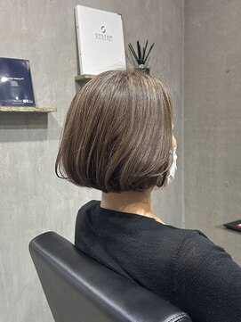 ラック(LUCK) レイヤーロング/バレイヤージュ/シルキーベージュ/船橋