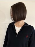 切りっぱなしボブ