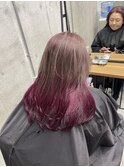ピンクグラデーションカラー！