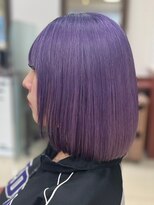 ヘアークリアー 春日部&nbsp;ブリーチ おしゃれな大人のラベンダーカラー