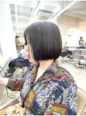 切りっぱなしボブ