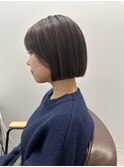 ボブ切りっぱなしボブ似合わせカット