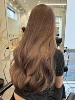 サンクマーケット 渋谷(cinq MARKET) 渋谷ミルクティーベージュハイトーンカラーヘーゼルベージュ30代