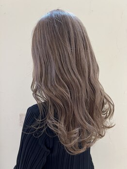 アンジュ 大豆島店(ange)の写真/【ダメージレスで透明感たっぷりの艶髪に☆】豊富なカラーでナチュラルカラー~ハイトーンカラーまで♪