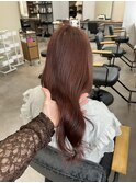 暖色カラー　透明感カラー　髪質改善　福岡美容室