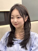 ロンドウル 熊本(Lond ulu) ミディアムヘア/暗めカラー/デザインカラー/韓国ヘア/髪質改善