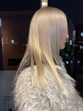 プロス(Pros) 表参道/ブリーチなし／レイヤーカット/ヘアセット