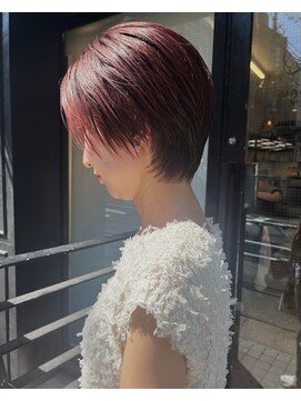 アンダーカレント(undercurrent) ピンクブラウンショート