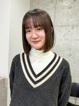 サクラ オモテサンドウ(SAKURA) ボブ/結べるボブ/ミニボブ/ぱっつん前髪/顔まわりカット/表参道