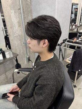 オルカ(ORCA) ニュアンスパーマ/men's/センターパート/ダウンパーマ/新宿/藤沼