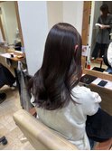 韓国風レイヤーカット・リッチグロッシーブラウン