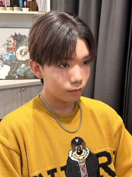 ウシワカマルガーデン(ushiwakamaru Garden) 韓国風コンマバング/シースルーセンターパート/メンズ韓国