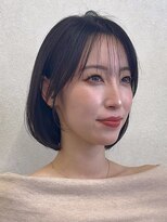 エルヘアメゾン(el. hair maison) レイヤーボブ静岡ボブタッセルボブ丸みボブ黒髪ボブ