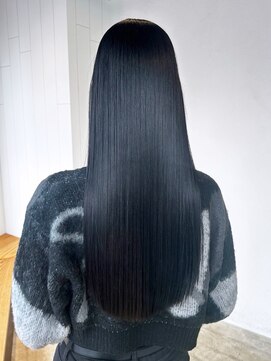 シオン(shion) 美髪おくれ毛韓国前髪カットヘアロング_ba550463