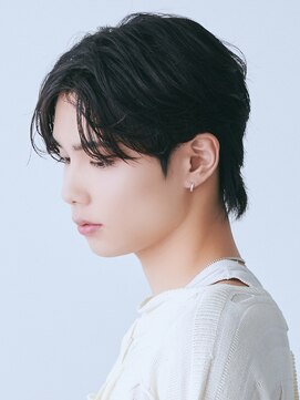 エルマーク 京都駅前(L-MARK) センターパート/ニュアンスパーマ/ダウンパーマ/men's