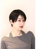 ショートレイヤーカットスタイル30代