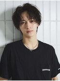 メンズ×無造作シャドウパーマ