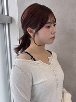 ミレバイジェニー (mirae by geny)&nbsp;面長さんにおすすめ 前髪から繋がる後れ毛カット r