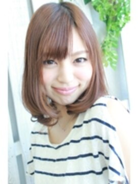 ラ ブーケ 中川中島店(La Bouquet) 定番前下がりボブピンクアッシュ