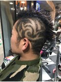 バリカンアート×ツイストスパイラル