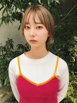 パプレ(PAPRE)&nbsp;ウルフショート　ベージュ　ヨシダノブト