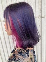 ロア 福岡天神本店(LORE)&nbsp;パープルインナーピンク×カラーバター