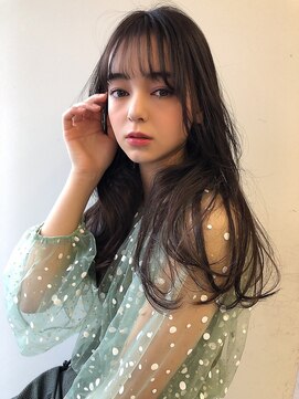 ヌイ 横浜(nui) ネイビーアッシュロング_大人ガーリーダークアッシュ