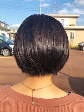 アメイジングヘアー 美沢店(AMAZING HAIR) 【AMAZING HAIR 美沢店/山岸】艶感ショートボブ