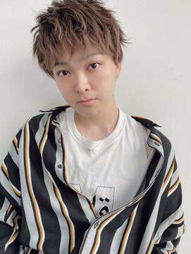 ルービック 梅田茶屋町(Rubik) 爽やかツーブロック【アッシュベージュ】