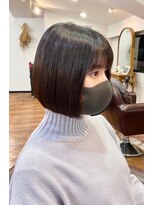 レイラバイアフロート 吉祥寺(Lila by afloat)&nbsp;首元すっきり見えの前下がりボブ【アフロート吉祥寺 緒方】