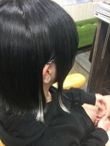 ヘアースペース 練馬店(hair space COCO) 最小限のエクステ本数(５本)でイヤリングカラー