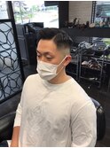コームオーバー 宇部市/理容室/理容院/メンズカット