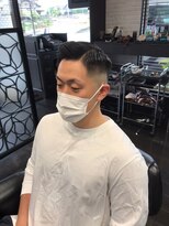 ヒロザバーバー(HIRO THE BARBER) コームオーバー 宇部市/理容室/理容院/メンズカット