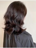 縛っても可愛い!大きめウェーブの楽ちんヘア!/ニュアンスカラー
