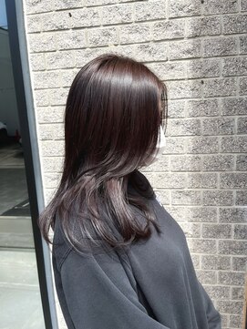 ヘアーニコット(hair Nicott) ピンクアッシュ×フェイスレイヤー