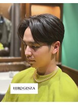 ヒロギンザ 五反田店(HIRO GINZA)&nbsp;センターパート　理容室　床屋　理容室
