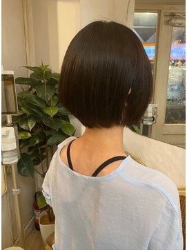 アミュレ(Amule) ナチュラル髪質改善ストレートヘア◎前下がりボブ梅ヶ丘美容室