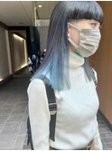 インナーカラー インナーブルー インナーブリーチ
