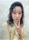 くせ毛風ウェーブミディ☆
