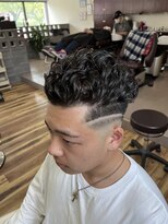 スウェル 千葉店(Swell)&nbsp;メンズツイストパーマスパイラルパーマフェード[千葉]