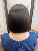 ボブ×ナチュラルブラウン