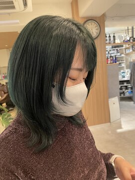 ステージ 豊津(STAGE) ミディアムウルフ　グリーンカラー