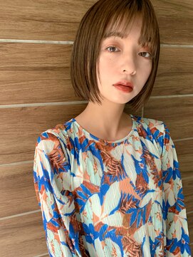 デザート(Des.Art) 【福岡赤坂警固】大人可愛いチョコレートカラー大人ボブ